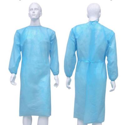 China Disposable old non-woven reverse factory wear isolation gown isolation gown direct sales in stock for sale