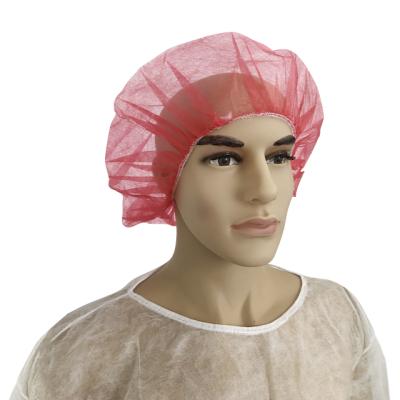 China 21 Inch Crowd Hat Disposable PP Dust Anti Blow Up Cap Head Cover for sale