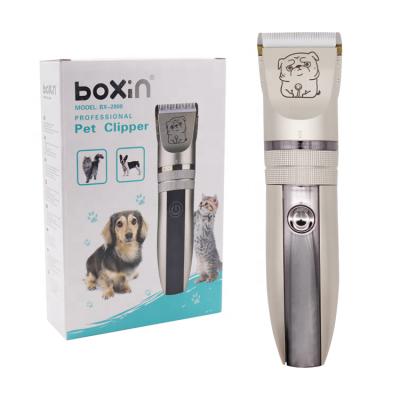 China Professional Low Noise Precision Cutting Blade Boxinpet Pet Grooming Clipper Kit for sale