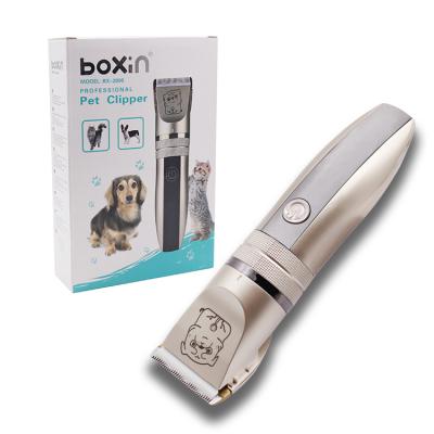 China 2021 Professional Precision Cutting Blade Boxin New Arrival Pet Clippers For Dogs Grooming for sale