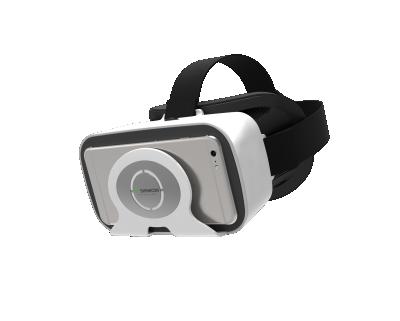 China Best ABS gift virtual reality headset vr gear for teens to watch vr education video for sale