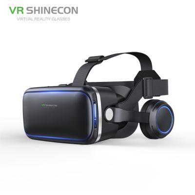 China 720Â ° High Fidelity Stereo Earphone Surrounded HD VR 360 Degree Immersion Space VR Three-Dimensional Glasses With Headset ROHS Certificate Virtual Reality Box for sale