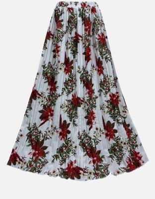 China Modern Fashion Breathable Hot Selling Women Dress Beautiful Luxury Floral Printed Female Skirt for sale