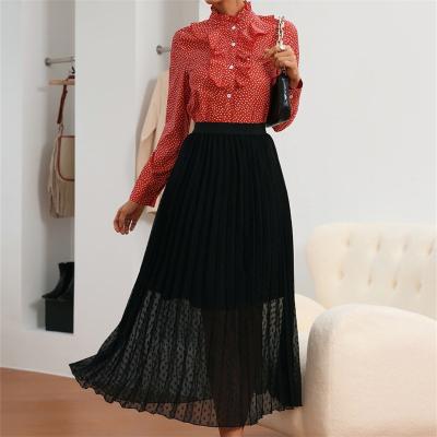 China New Style Women Wear Popular Ladies Sumer Casual Lace Skirt Breathable Leisure Female Outdoor Skirt for sale