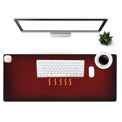 China Durable Customized Big Heat Hot Leather Office Mouse Pad for sale