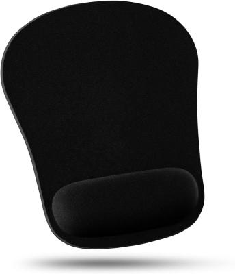 China With Wrist Rest Memory Foam Wrist Support Rubber Base Mouse Pad for sale