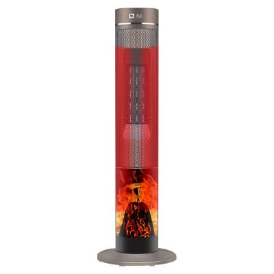 China New RV Heater 3D Flame Heater Vertical Flame Fireplace Household Remote Control Electric Heater for sale