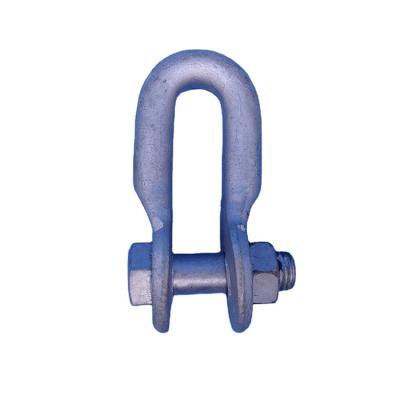 China Electric Power Tie Good Quality Ds Fit Hot Dip Galvanized Pipeline U-7 Anchor Shackle Power Transmission Overhead Fitting for sale