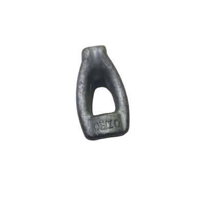 China Hot Sale Dip Eye Anchor Eye Rod Thimble Eye Nut Steel Galvanized Oval Nut Eye Bolt for sale