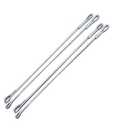 China Airline Accessories Q235 Hot Dip Galvanized Dice Eye Anchor Rod High Quality for sale