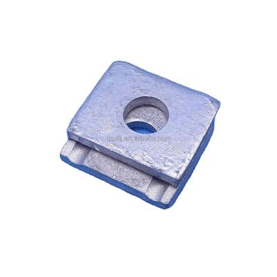 China Wedge Hot Dip Galvanized Flat Square Joint Fastener Galvanized for sale