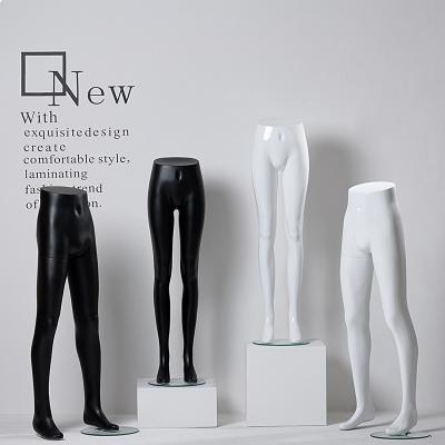 China Show pants custom plus size leg mannequin men's female leg mannequin black lower body mannequin for sale