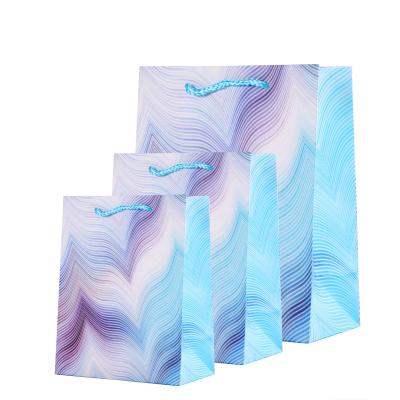 China Recyclable Stock Portable Paper Bags Shopping Bags Gift Bags Customization for sale