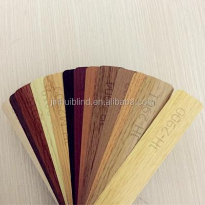 China Jinhui Brand Venetian Wood Color Venetian Blind Slats for sale