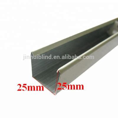 China Eco - Friendly Aluminum Curtain Track / Head And Bottom Rails For Aluminum Venetian Blinds for sale