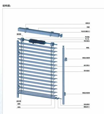 China Eco-friendly Cordless Outdoor Electric Outdoor Venetian Blind, External Venetian Blind and Outdoor Venetian Blind for sale