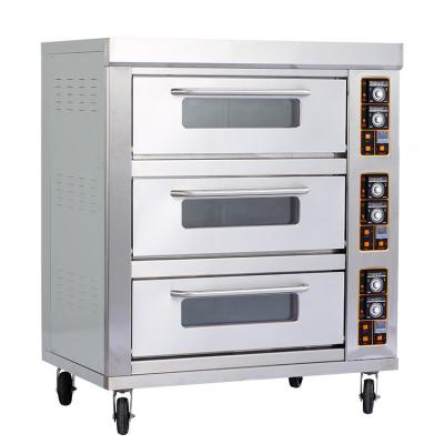 China Hotel Commercial Multi Functional Deck 9 New 3 Trays Luxury Electric Ovens With CE for sale