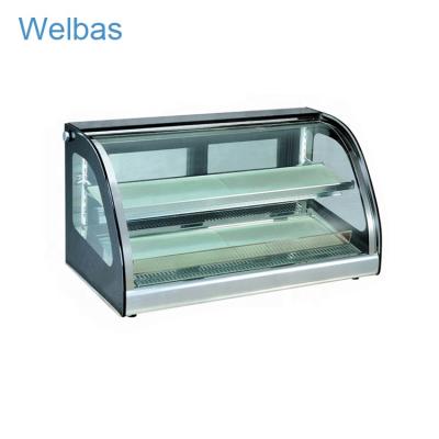 China Single-temperature double-layer sushi display open showcase cooler refrigerator for bakery for sale