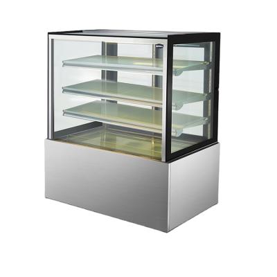 China Single-temperature Functional Four Layer Cake Display Showcase Refrigerator For Cake Shop for sale