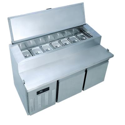 China Commercial Refrigeration Equipment Display / Single-temperature Stainless Steel Refrigerator Complementing / Small Refrigerated Display for sale