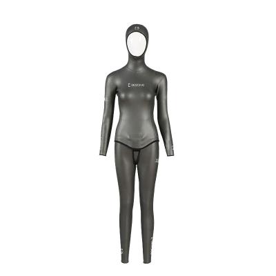 China BESTDIVE Yamamoto Neoprene Womens 3mm Long Sleeve SCS Antibacterial Hooded Classic Wetsuits For Freediving for sale