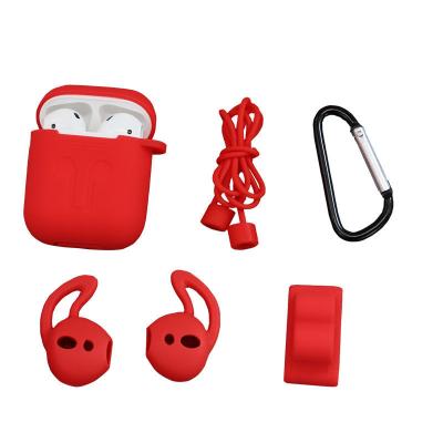 China For Inear Earphone For Apple Airpods 1&2 Soft Silicone Case TWS Wireless Headset Earphone Bags For Airpods2 TPU Cover Protector Accessories for sale