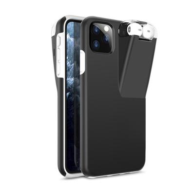 China 2in1 Armor Phone Case 300mAh hard charging box for original AirPods 1 2 charging cover for IPhone XS 11 pro Max Xr X 6 7 8Plus for iphone for sale