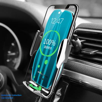 China PC 3in1 USB Cable 15W Qi Wireless Charging Magnetic Car Air Vent Car Mount Phone Holder Quick Fix Holder for sale