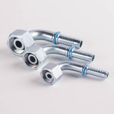 China Carbon Steel Hydraulic Steel Fittings 90 Degree Elbow Tube Fittings for sale