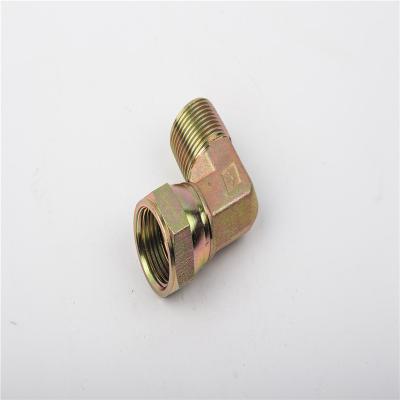 China All Kinds of BSP Hydraulic Hose 90 Degree Elbow Hose Connector Hydraulic Adapter for sale