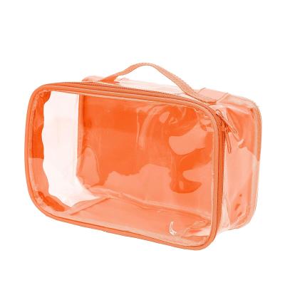 China Alibaba's best-selling promotion toiletry bag transparent PVC transparent portable clear makeup bag cosmetic organizer Bag for sale