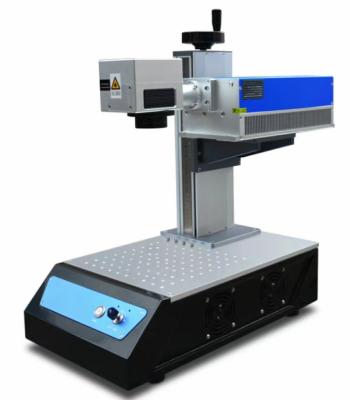 China Factory Direct Sale 10w Water Cooled Metal UV Laser Marking Machine For Curve Surface for sale