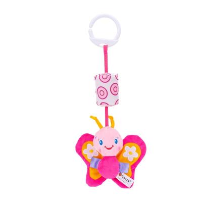 China Promotion Baby Stroller Bed Cartoon Hanging Wind Chime Animal Toy for sale