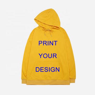 China Good quality anti-shrink men's factory OEM hoodie string logo custom cut and sew along breathable hoodie for sale