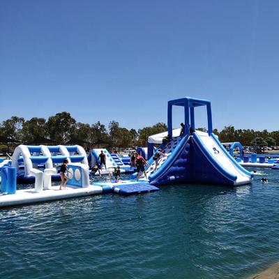 China For lake or other inflatable open water new style water park float games on sale for sale