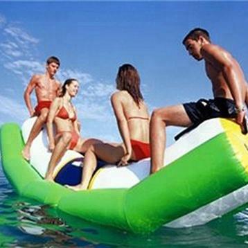 China inflatable water park water sport games/inflatable lake seesaw for adults for sale