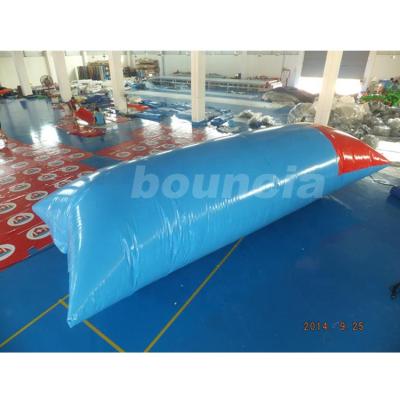 China 0.9mm PVC tarpaulin water blob jump, inflatable water jumping pillow for water trampoline for sale