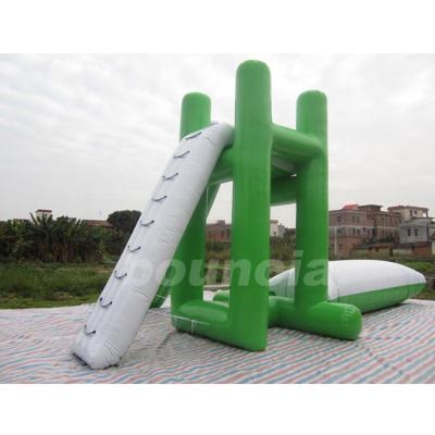 China 3.7m Inflatable High Water Jumping Tower With Water Drop 10.4mL*6mW*3.7mH for sale