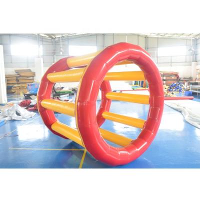 China Park PVC Tarpaulin Inflatable Hamster Wheel For Outdoor Water Activity for sale