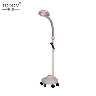 China Wholesale Portable ABS Manufacturer Salon Skin Care 3x 5x Floor Stand Beauty Facial Led Magnifying Lamp for sale