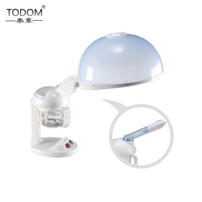 China Home Use Beauty Salon Electric Ion Mini 2 in 1 Professional Face and Hair Ozone Hair Spa Steamer Machine Hair Steamer for sale