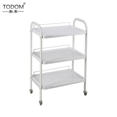 China Wholesale Cheap Nail Salon Furniture Trolley Drawer Cart Eyelash Nail Beauty Beauty Salon Trolley Traditional Factory for sale