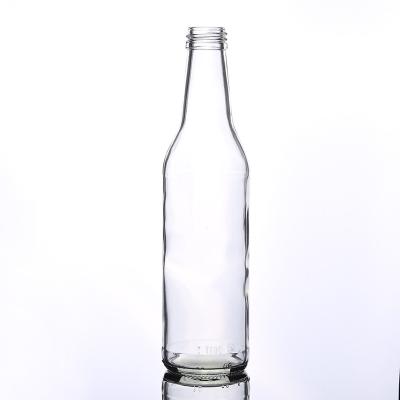 China Beverage Factory Wholesale Flint 136ml Customized Reusable Small Glass Bottle For Beverage Wine Liquor Oil for sale