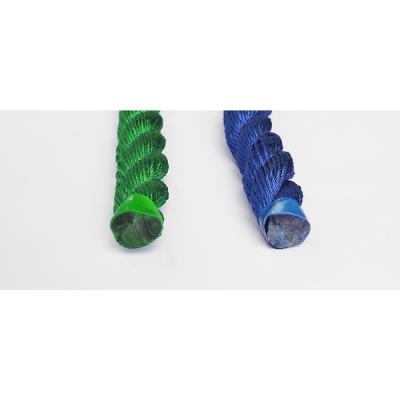 China Anti-UV Thick 3 strand polyester twisted rope for twining nest swing for sale