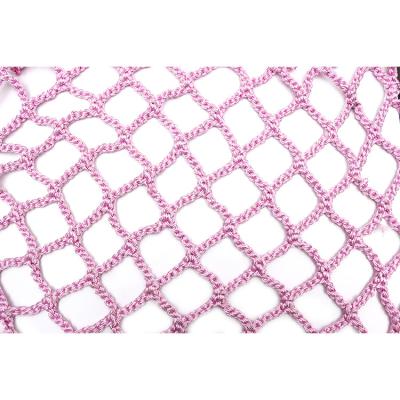 China Purse Seine for amusement facilities Heavy duty polyester knotless safety net for loft and guardrail for sale