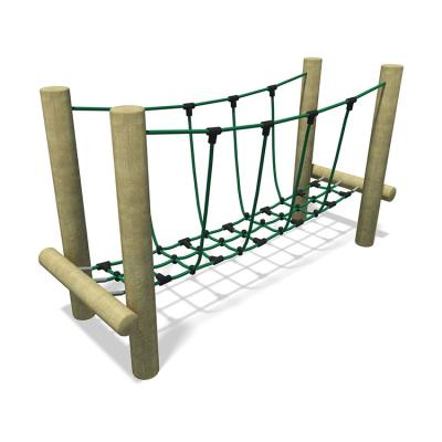 China Wear-resistance Children rope net bridge playground for sale