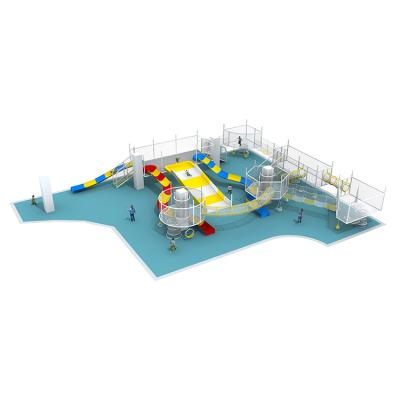 China Kindergarten Large indoor adventure park, with tunnels, slides and rope bridges, support customization for sale