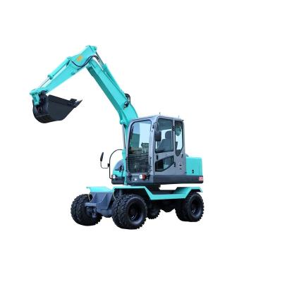 China energy & LICH 4 Ton Mini Hydraulic Wheel Excavator Wheel Digger Excavator Mining Sales for sale