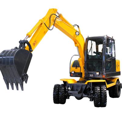 China energy & Hydraulic Mining Excavator Cheap Price Four Wheel Drive LH40 4 Ton Mini Wheel Excavator For Sale for sale