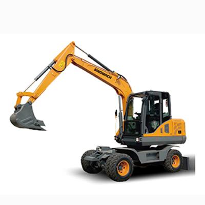 China energy & Sinomach Brand Mining Earth Moving Small Wheel Excavator Hydraulic Excavator Machinery Construction Machine 15 Ton Wheel For Sale for sale